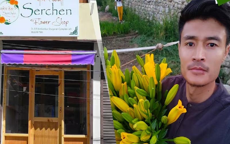 Gardening in snow: First flower shop opened in Ladakh