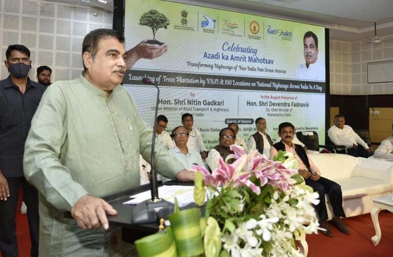 Nitin Gadkari launches nationwide tree plantation drive in Tirupati, Andhra Pradesh