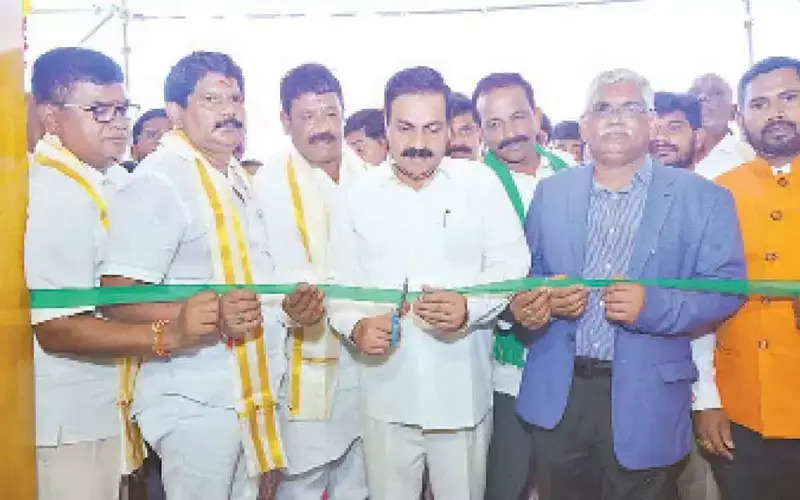 new horticulture block at YSR college