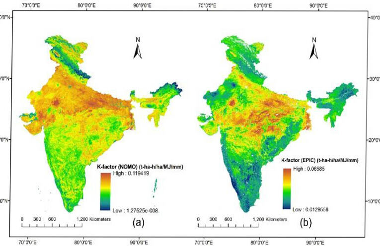 Researchers at IIT Delhi develop first national-scale mapping of soil erodibility