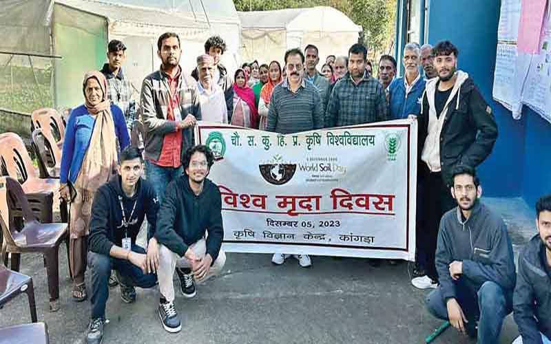 Natural farming techniques taught to farmers on World Soil Day in Patola, Himachal