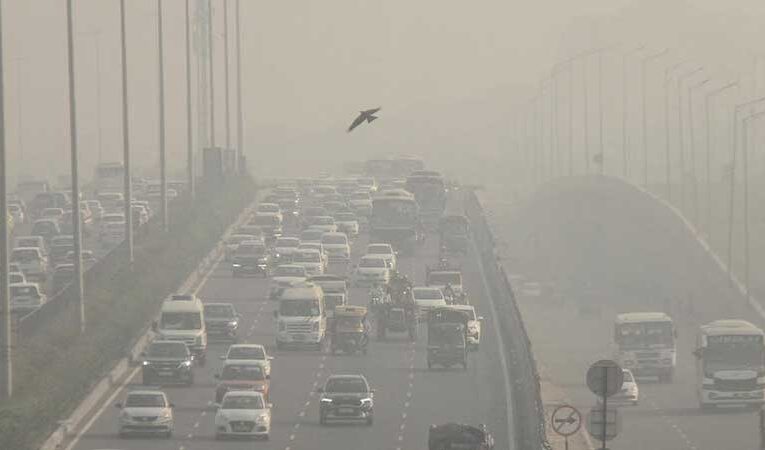 Delhi’s air quality plunges to ‘severe’ level; haze surrounds city