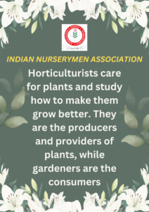 HORTICULTURE FACTS