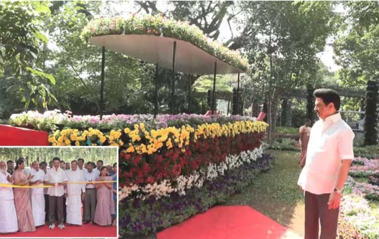 Tamil Nadu CM Stalin unveils vibrant flower show at Semmozhi Poonga