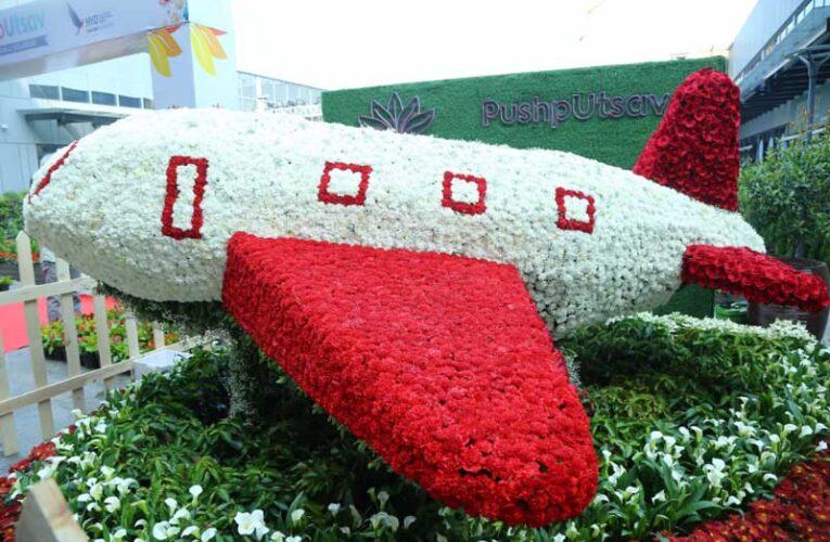 Hyderabad Airport organizes flower festival, PushpUtsav’25